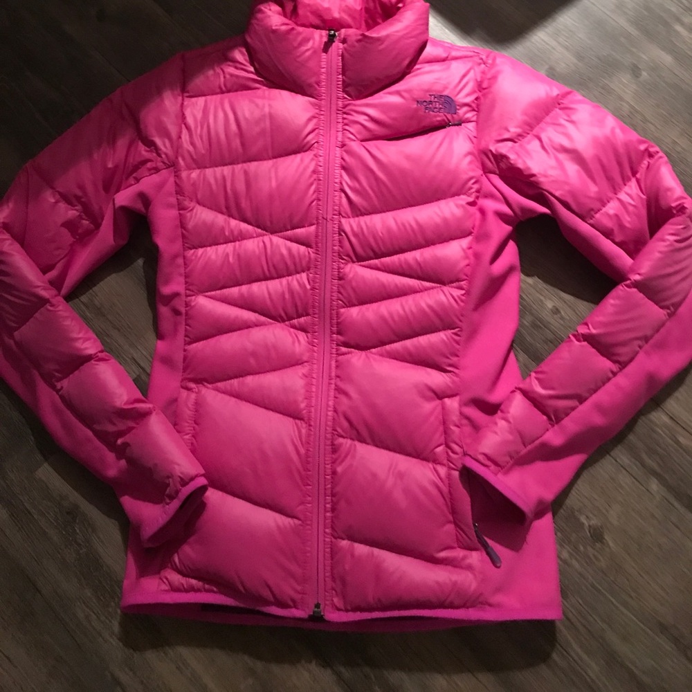 North face pink purple jacket size small